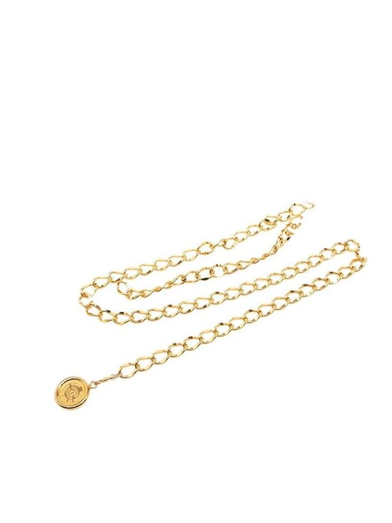 Chanel CC Logo 31 Rue Cambon Chain Belt Gold Plated